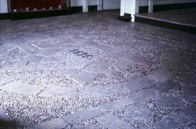 Edifício Museu do Estado - piso do vestíbulo de entrada