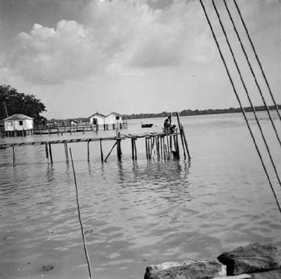 Rio Guamá, palafitas flutuantes