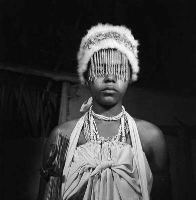 Ritual de candomblé de iniciação das filhas-de-santo