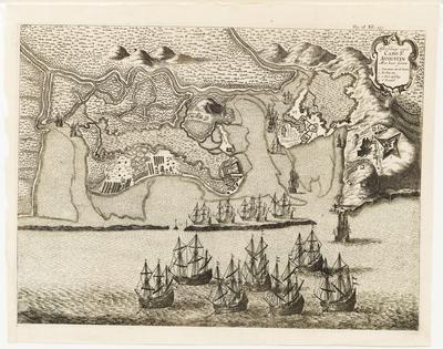 Afbeeldinge vande Cabo St. Augustin Met haer forten
