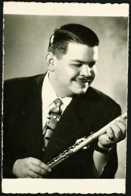 Mauro Silva com a flauta