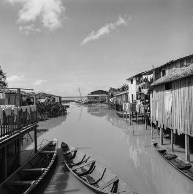 Rio Guamá, palafitas flutuantes