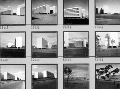 Edifícios residenciais projetados para os Institutos de Aposentadoria e Pensões