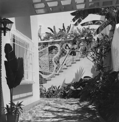 Mural de Burle Marx, na residência de Jean Marie Diestl