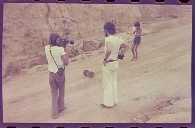 Filmagens de "Iracema: uma transa amazônica", com direção de Jorge Bodanzky e Orlando Senna