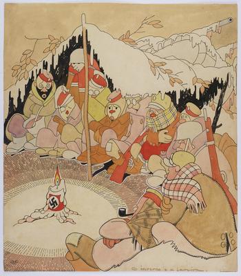 O inverno e a lareira