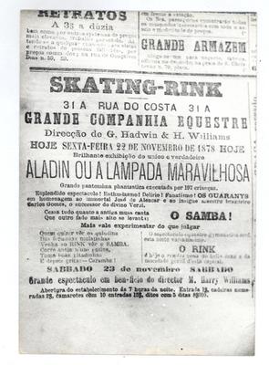 Pantomima infantil (reprodução de anúncio)