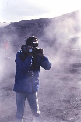 Jorge Bodanzky filmando