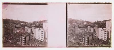 Parte do Catete visto do Flamengo - destaque para as palmeiras imperiais do Palácio do Catete, ao fundo