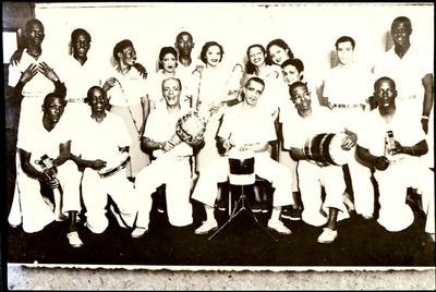 Carmen Costa, Marçal, Bide, Chico da Cuíca, Henricão e sambistas (reprodução)