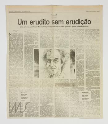 Um erudito sem erudição