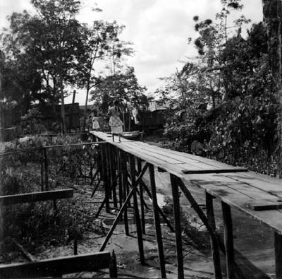 Vila da Barca, palafitas flutuantes