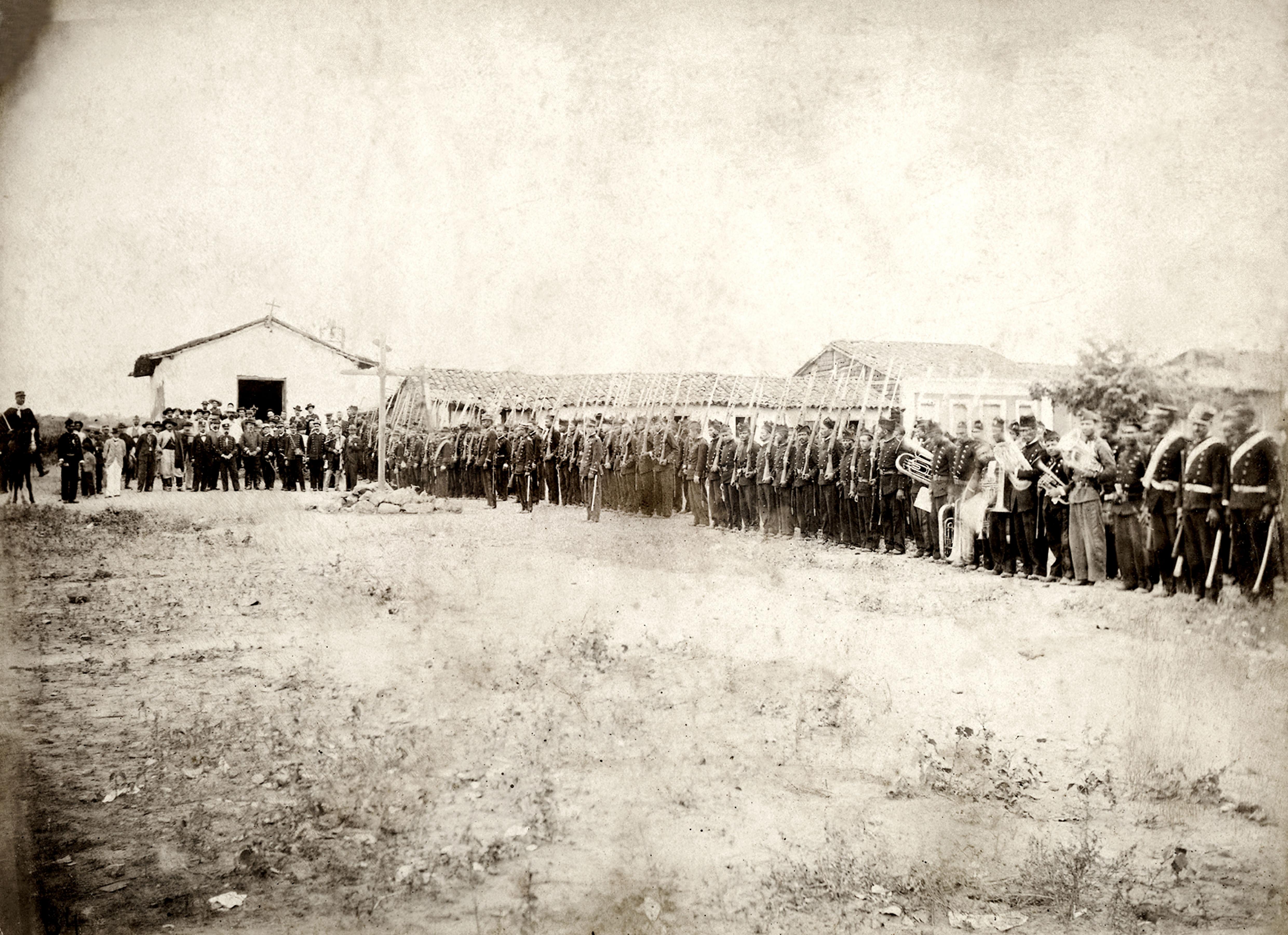 Missa com assistência do marechal Bittencourt