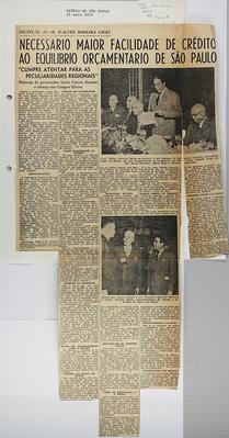 Necessário maior facilidade de crédito ao equilíbrio orçamentário de São Paulo