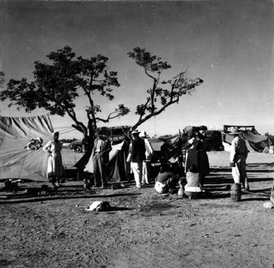 Acampamento de romeiros