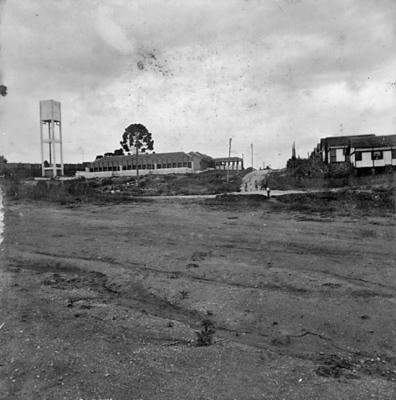 Curitiba - Reservatório de água do Conjunto Habitacional do Pilarzinho.