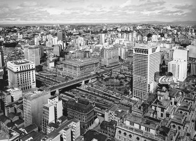 Centro de São Paulo, visto do terraço do edifício Altino Arantes (Banespa)