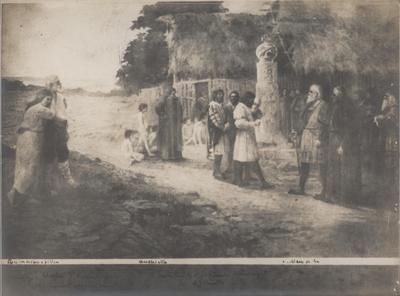 "Instituição da câmara municipal de São Paulo" (reprodução de pintura)