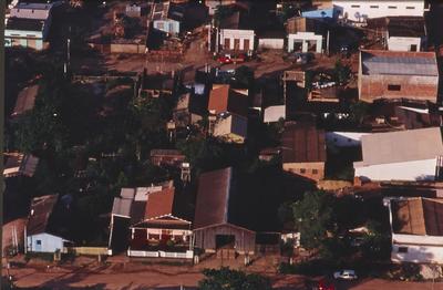 Vista aérea para casas
