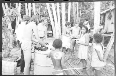 Filmagens de "Iracema: uma transa amazônica", com direção de Jorge Bodanzky e Orlando Senna