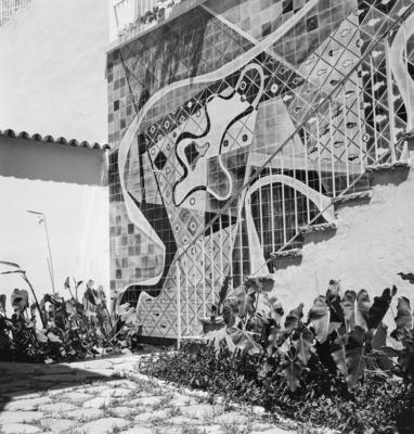 Mural de Burle Marx, na residência de Jean Marie Diestl