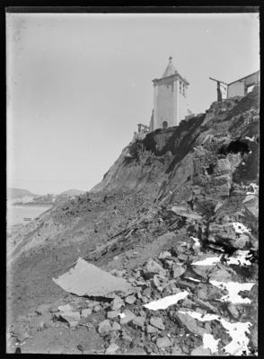 Morro do Castelo - Igreja dos Jesuítas em processo de demolição