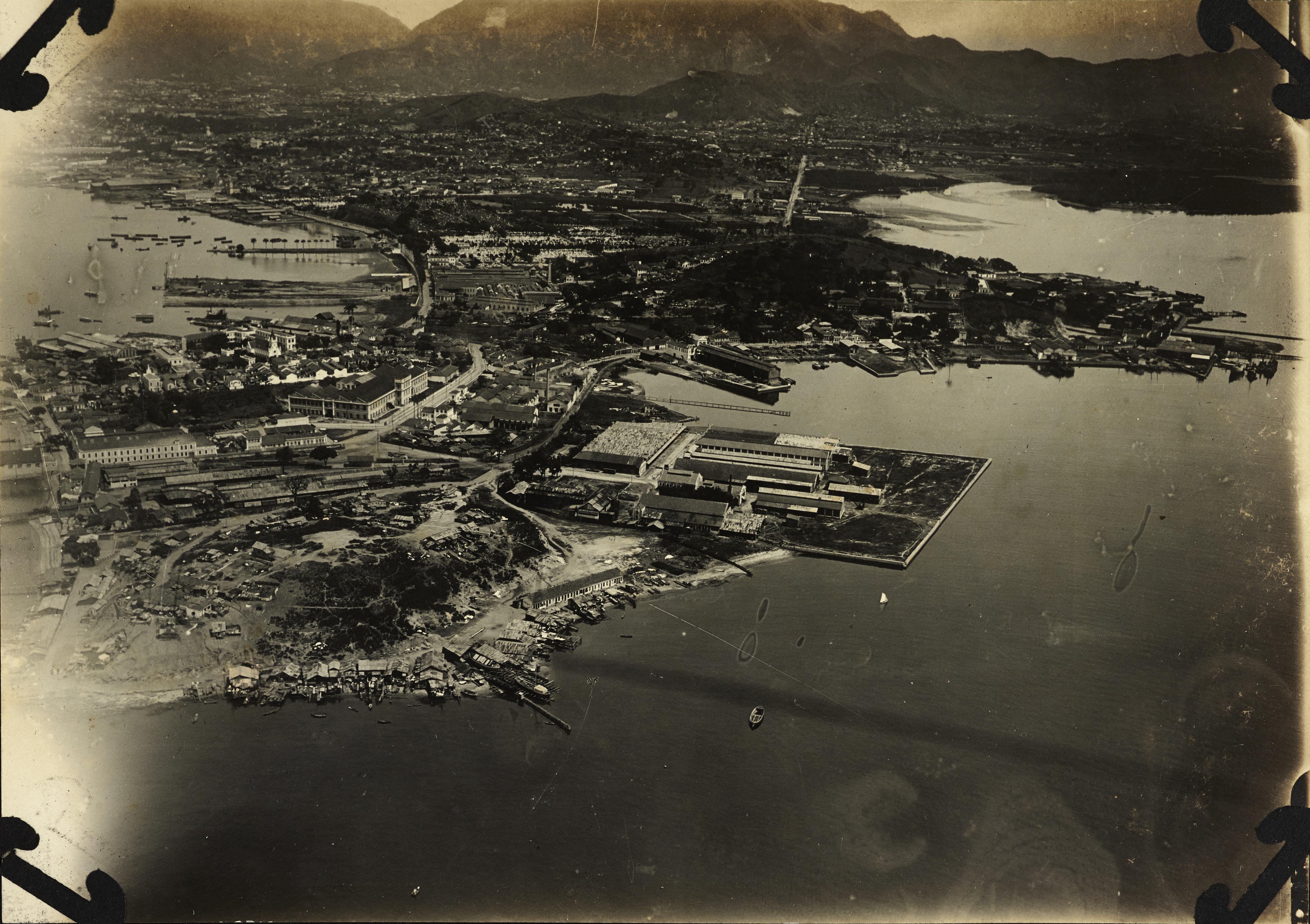 Vista aérea do centro do Rio de Janeiro
