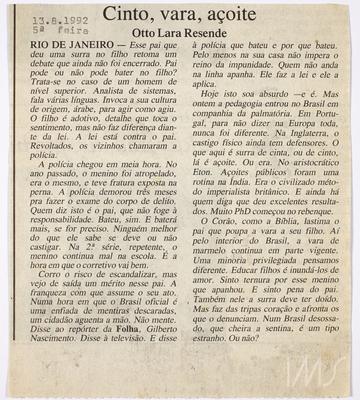 Cinto, vara, açoite