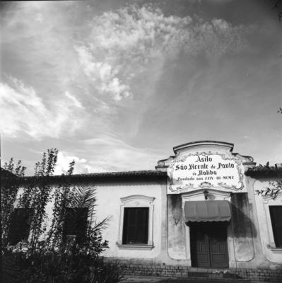 Entrada do asilo São Vicente de Paulo