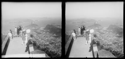 Vista do alto do Morro do Corcovado