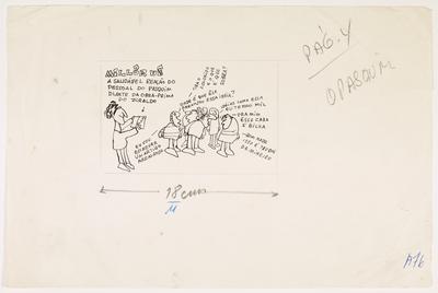 Millôr vê a saudável reaçao do pessoal do Pasquim diante da obra-prima do Ziraldo