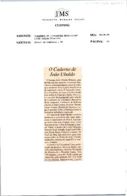 O Caderno de João Ubaldo