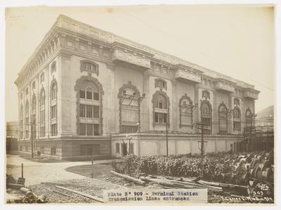 Estação Terminal da Rua Frei Caneca -  Light and Power Company