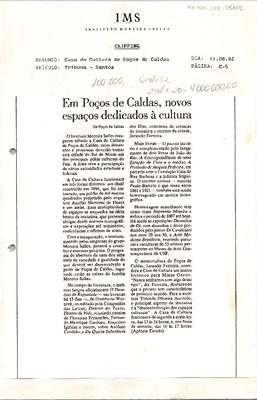 Em Poços de Caldas, novos espaços dedicados à cultura