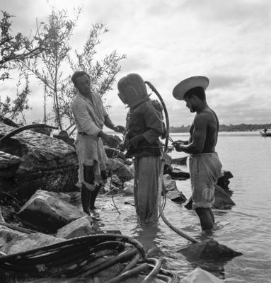Garimpo de diamantes na Boca do Tauiri