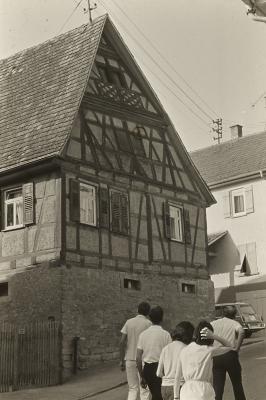 No grupo está Gunther Weimer, Christian Schiel e outros amigos