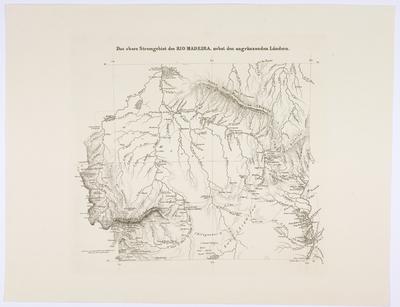 (Mapa da bacia superior do Rio Madeira)