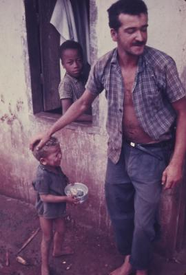 Trabalhador das minas de garimpo