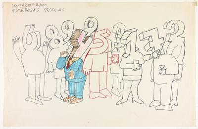 Compareceram numerosas pessoas