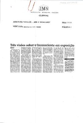 Três visões sobre o inconsciente em exposição