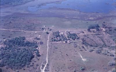 Vista aérea de propriedade rural