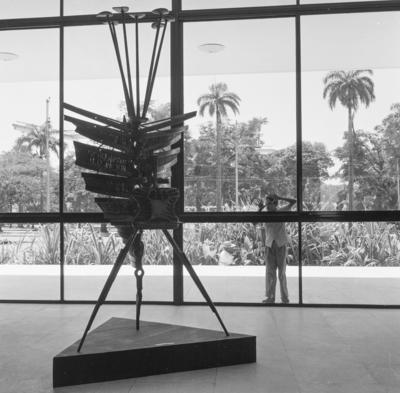 Exposição na primeira sede do Museu de Arte Moderna da Bahia