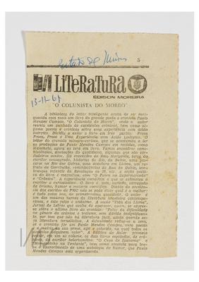 O colunista do morro