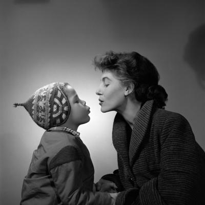 Cacilda Becker e seu filho Luiz Carlos