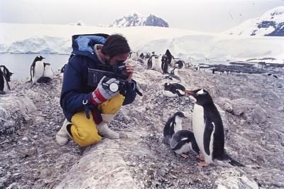 Jorge Bodanzky filmando
