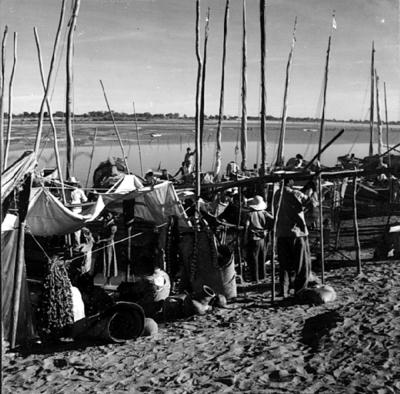 Acampamento de romeiros