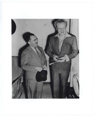 Raymundo Magalhães Júnior e Leopold Stokowski