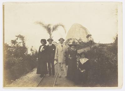 Construção do bondinho do Pão de Açúcar