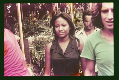 Teste de atriz com Edna de Cássia para o papel de Iracema no filme "Iracema: uma transa amazônica"