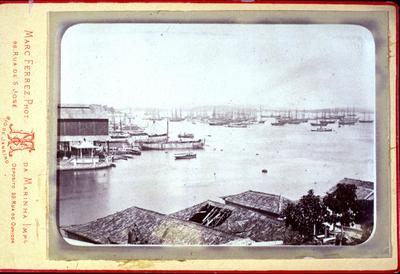 Panorama do Rio de Janeiro a partir Ilha das Cobras